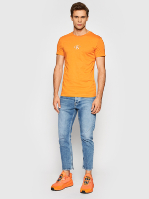 Calvin Klein pánske oranžové tričko - M (SEK)