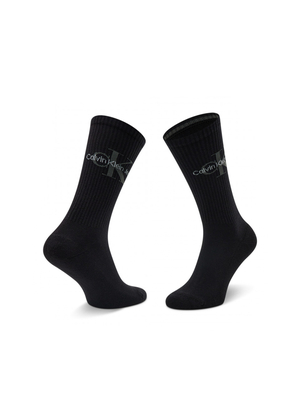 Calvin Klein pánske čierne vysoké ponožky - ONESIZE (001)