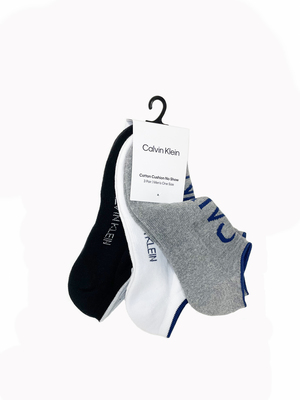 Calvin Klein pánske ponožky 3 pack - ONESIZE (003)