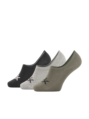 Calvin Klein pánske ponožky 3 pack - ONESIZE (OLIVECO)