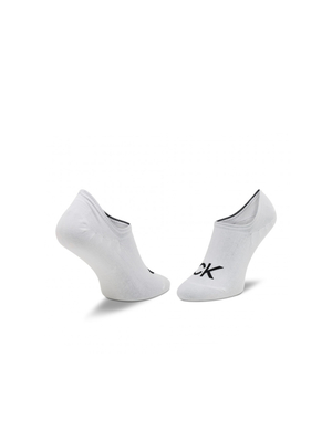 Calvin Klein pánske biele ponožky 3 pack - ONESIZE (002)