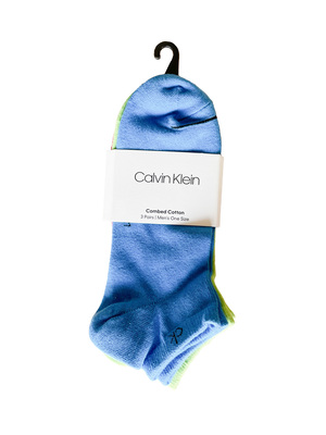 Calvin Klein pánske ponožky 3pack - ONESIZE (VIOLETB)