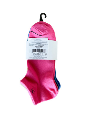 Calvin Klein pánske ponožky 3pack - ONESIZE (VIOLETB)