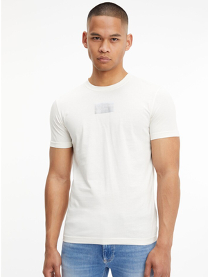 Calvin Klein pánske biele tričko - L (YBI)