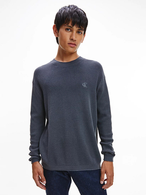 Calvin Klein pánsky modrý sveter - XL (PCK)