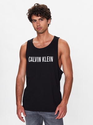 Calvin Klein pánsky čierny nátelník - S (BEH)