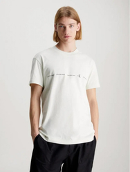 Calvin Klein pánske béžové tričko - M (CGA)