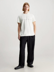 Calvin Klein pánske béžové tričko - M (CGA)