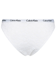 Calvin Klein dámske biele nohavičky - S (5GE)