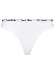 Calvin Klein dámske biele nohavičky - S (5GE)