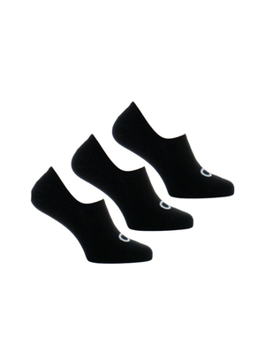 Calvin Klein pánske čierne ponožky 3 pack - ONESIZE (00)