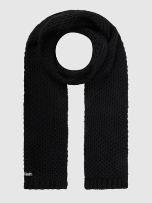 Calvin Klein dámsky čierny šál - OS (BAX)