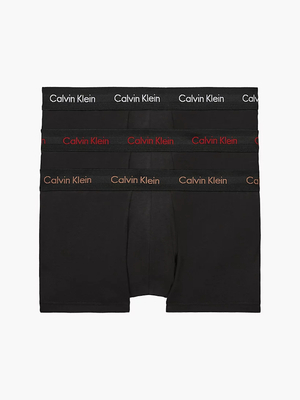 Calvin Klein pánske čierne boxerky 3 pack - M (6FB)