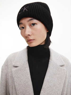 Calvin Klein dámska čierna čiapka - OS (BAX)