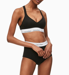 Calvin Klein dámska čierna podprsenka Bralette - XS (001)