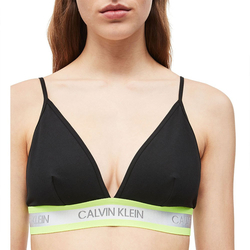 Calvin Klein dámska čierna podprsenka Triangle - XS (001)