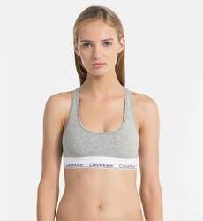 Calvin Klein dámska šedá podprsenka Bralette - XS (020)