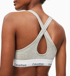 Calvin Klein dámska šedá podprsenka Bralette vo veľ. XS - XS (020)