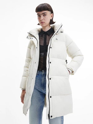 Calvin Klein dámska krémová bunda - M (ACF)