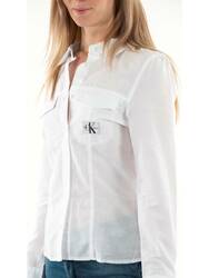 Calvin Klein dámska biela košeľa Long - XS (YAF)
