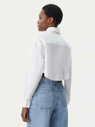 Calvin Klein dámska biela košeľa - S (YAF)