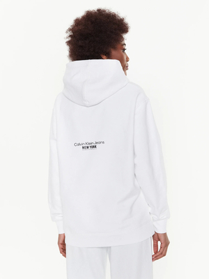 Calvin Klein dámska biela mikina - M (YAF)