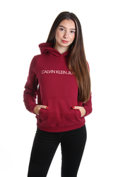 Calvin Klein dámska bordová mikina Hoodie
