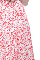 Calvin Klein dámska kvetovaná midi sukňa - 26/NI (293)
