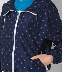 Calvin Klein dámska modrá bunda Monogram - S (496)