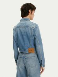 Calvin Klein dámska modrá džínsová bunda - S (1AA)