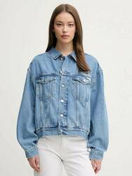 Calvin Klein dámska modrá džínsová bunda - XS (1AA)