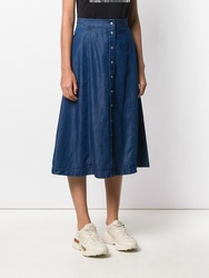 Calvin Klein dámska zapínacie džínsová sukňa Indigo - 25/NI (863)