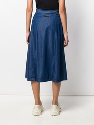 Calvin Klein dámska zapínacie džínsová sukňa Indigo - 25/NI (863)