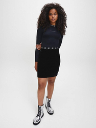 Calvin Klein dámska čierna semišová sukňa - XS (BEH)