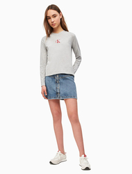 Calvin Klein dámska džínsová sukňa Button - 27/NI (911)
