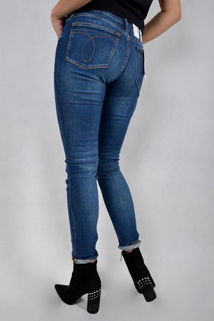 Calvin Klein dámske modré džínsy - 30/34 (911)