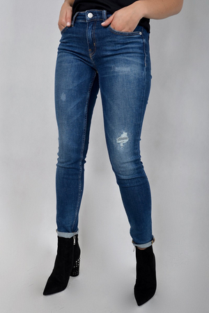 Calvin Klein dámske modré džínsy - 30/34 (911)
