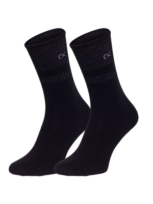 Calvin Klein dámske čierne ponožky - ONESIZE (BLA)