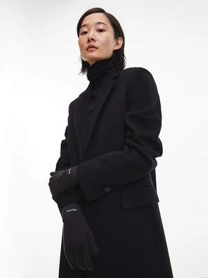 Calvin Klein dámske čierne rukavice - OS (BAX)
