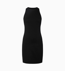 Calvin Klein dámske čierne šaty Milano - L (BAE)