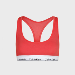 Calvin Klein dámska žiarivo červená braletka - XS (LFX)
