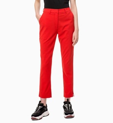 Calvin Klein dámske červené voľnočasové 7/8 nohavice