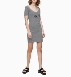 Calvin Klein dámske šaty s prúžkom - L (YAF)