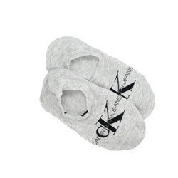 Calvin Klein dámske šedé ponožky - ONESIZE (LIGHTGR)