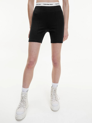 Calvin Klein dámske čierne cyklistické šortky - XS (BEH)