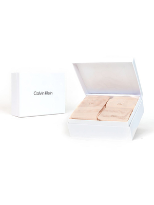 Calvin Klein dámske béžové ponožky 3 pack - ONESIZE (BEI)