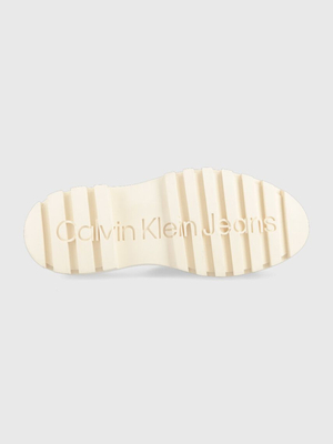 Calvin Klein dámske béžové šľapky TOOTHY - 37 (YBH)