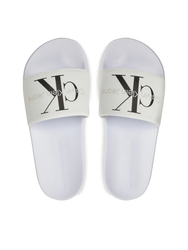 Calvin Klein dámske biele šľapky - 36 (01W)