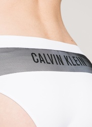 Calvin Klein dámske biele plavkové nohavičky - S (100)