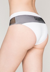 Calvin Klein dámske biele plavkové nohavičky - S (100)